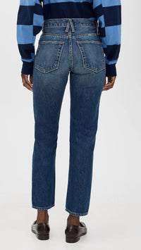 SLVRLAKE Amber Mid Rise Slim Jean in santa cruz - women's jeans - detail view