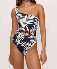 hutch Bea One Piece in blue - women's swimwear
