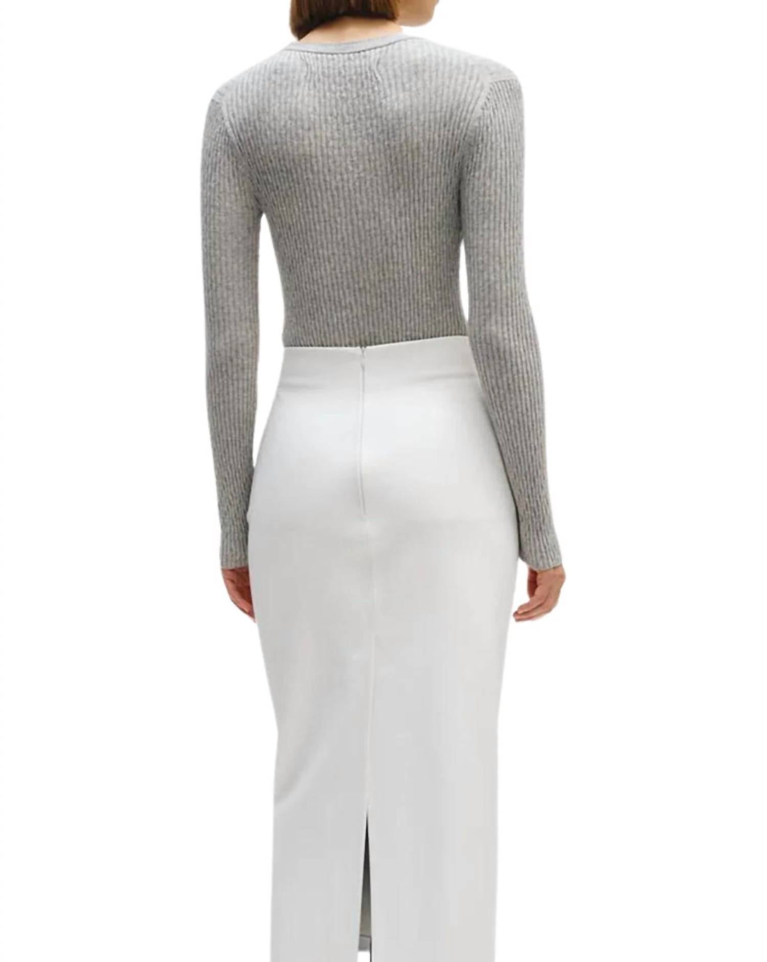 Enza Costa - Cashmere Cotton Pointelle Long Sleeve