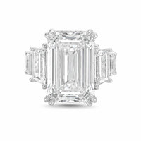 Diana M Jewels - Women's Emerald Lab-Grown Diamond Fashion Ring (12.00 Ct) - Luxe