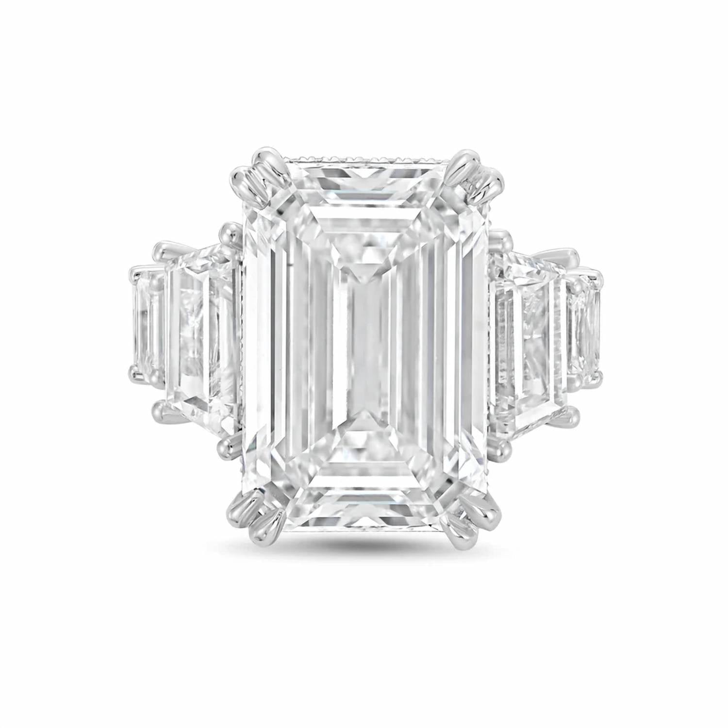 Diana M Jewels - Women's Emerald Lab-Grown Diamond Fashion Ring (12.00 Ct) - Luxe