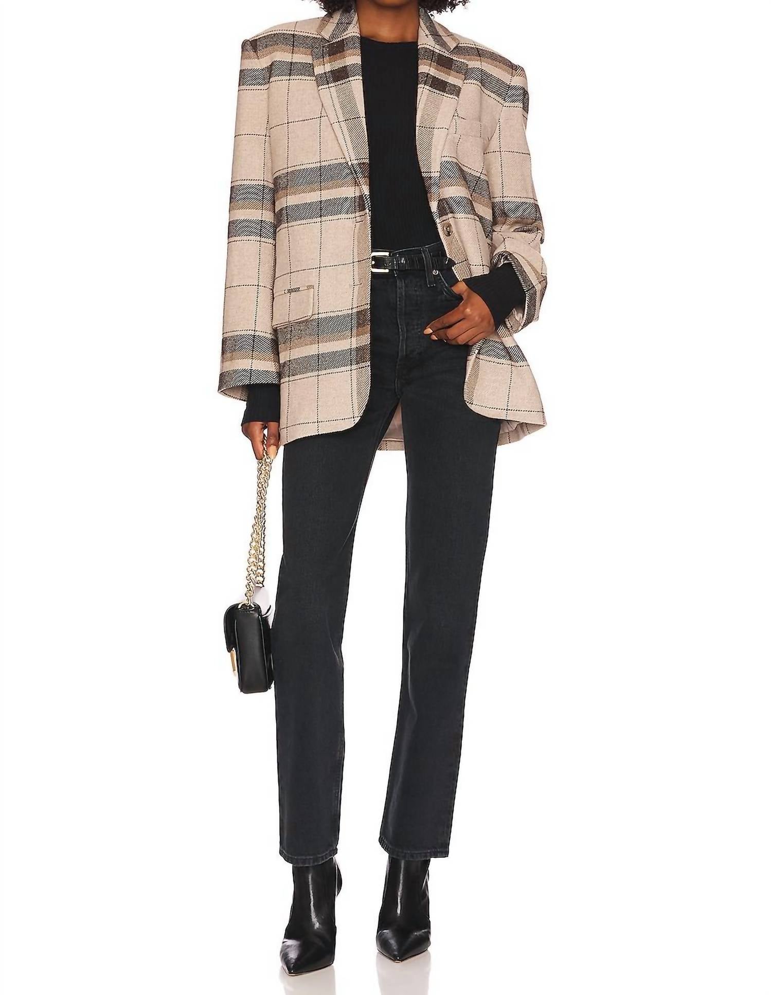 Agolde - Lana Mid Rise Straight Jeans