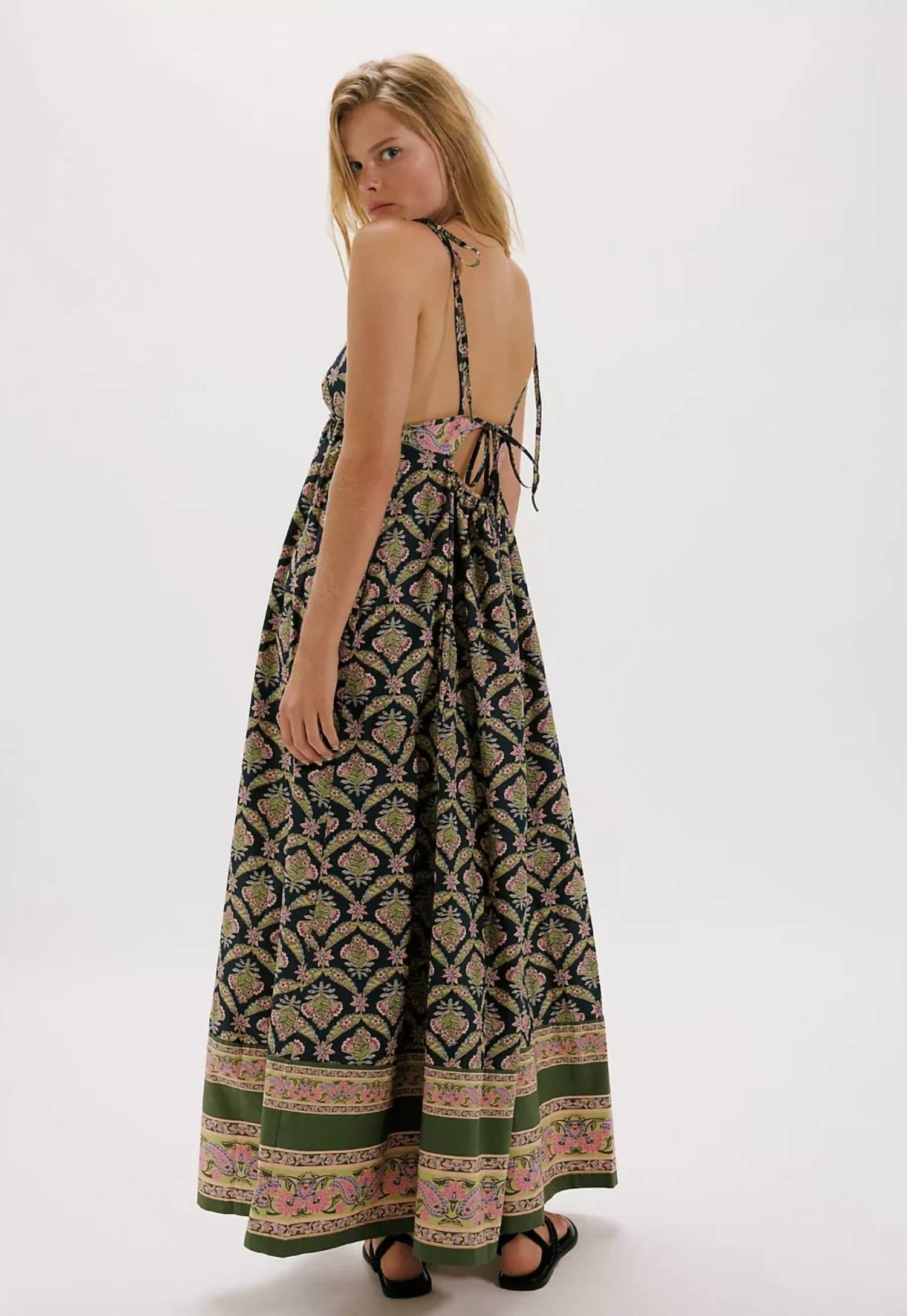 Free People - Sorrento Stroll Printed Maxi Dress