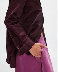 Free People - Paradise Found Suede Skort