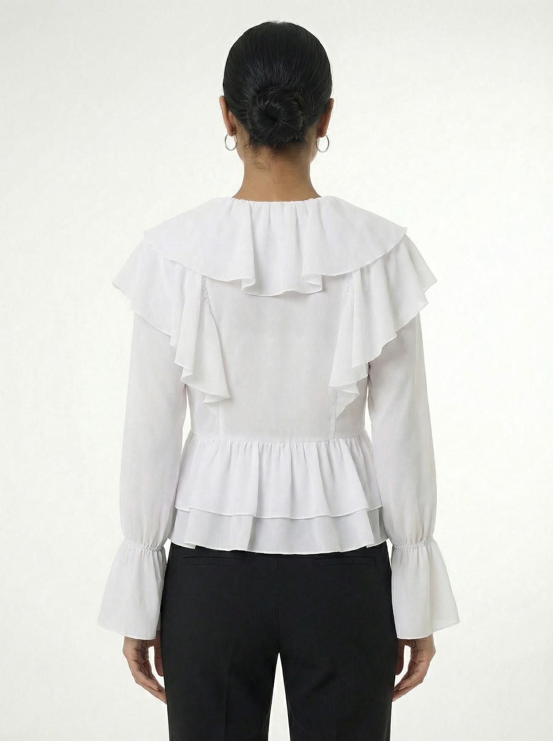 Area Stars Women's Trista Blouse in white - women's blouse - detail view