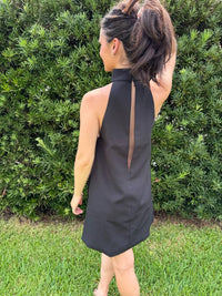 Sky To Moon - Cutout Plain Mini Dress