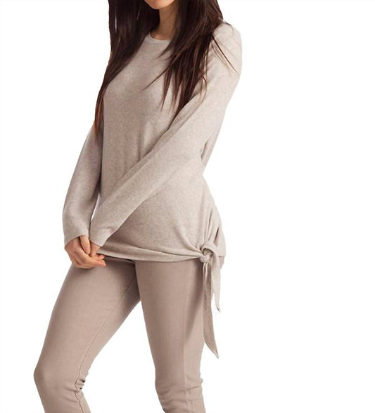 Ellie Side Tie Kashmira Sweater