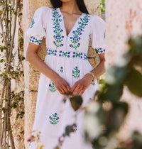 Pink City Prints - Alicia Midi Dress