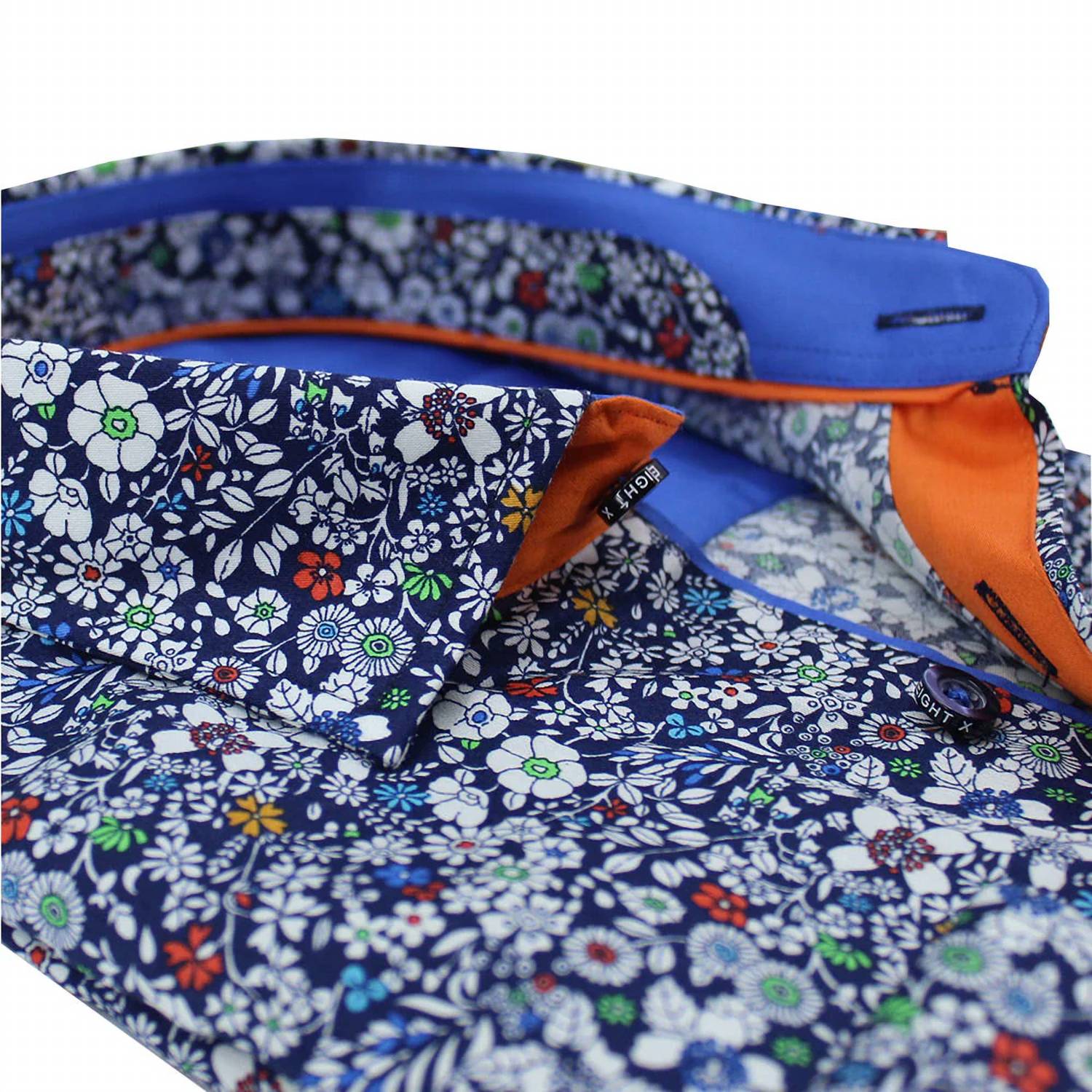 Eight X - Minimalist Multi Color Bloom Button Down Shirt