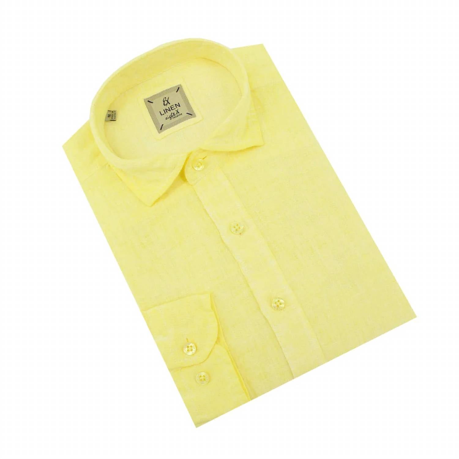Eight X - Solid Linen Shirt