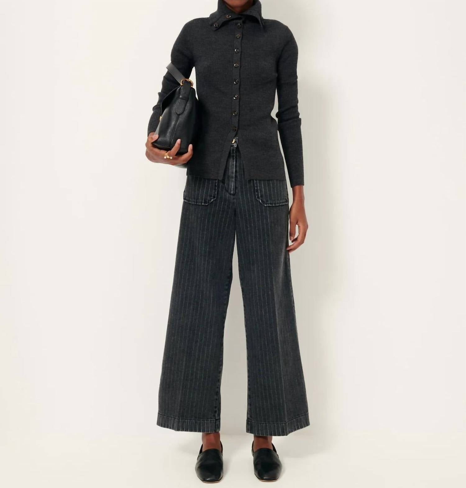 Sessun - Shimoteka Roll-neck Cardigan