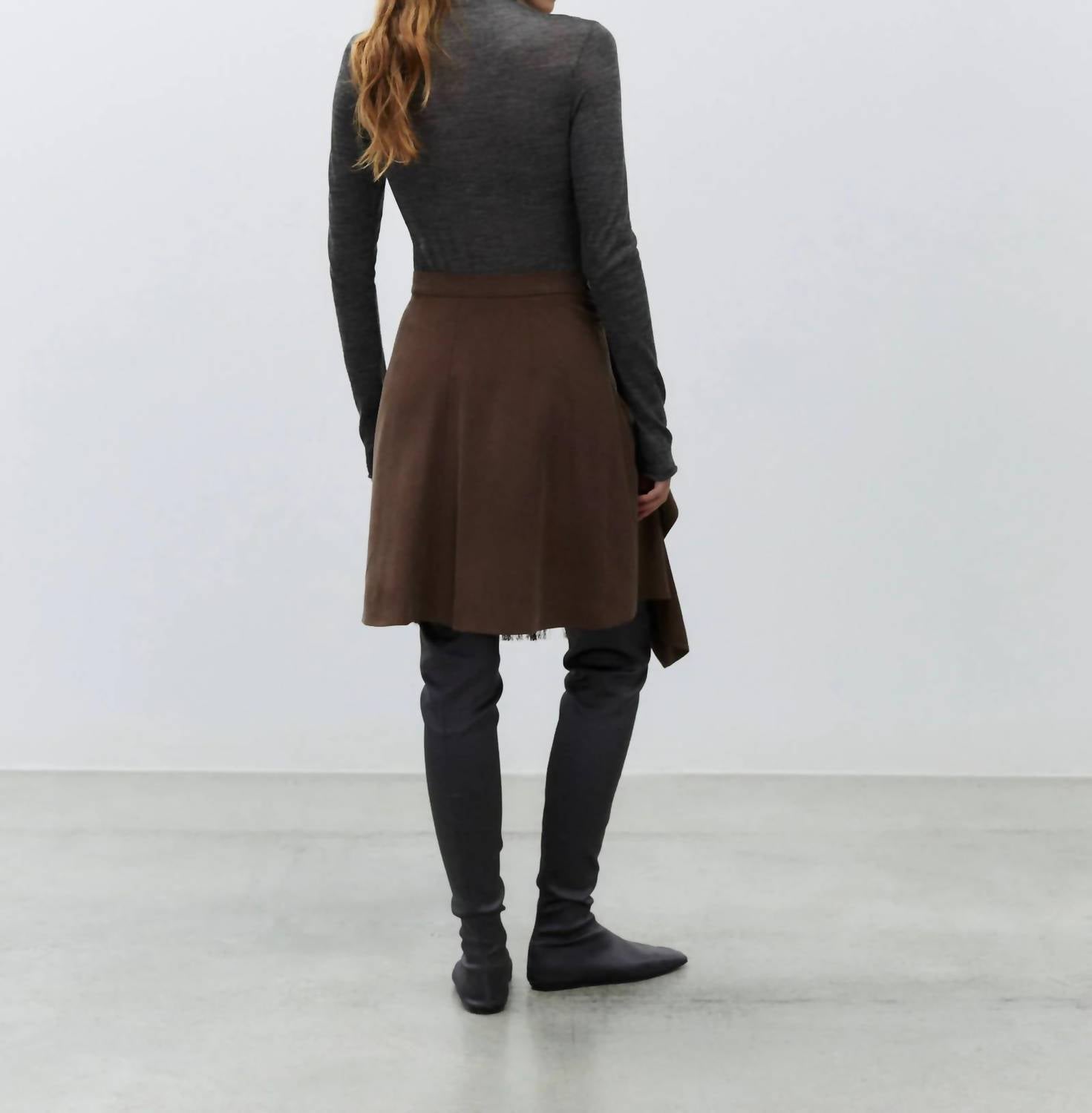 Alysi - Short Fringe Skirt