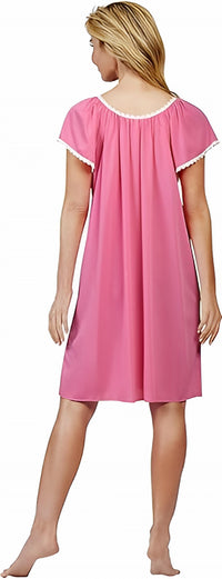 Shadowline Lingerie - Cameo With Flutter Sleeve Short Nightgown
