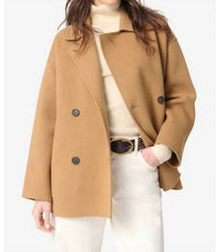 vanessabruno Gustin Jacket in camel - women's jacket - detail view