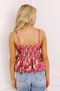 Entro - Jacquard Peplum Top