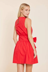 Dolce Cabo - Poplin Sleeveless Belted Dress
