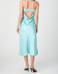 French Connection - Strapless Cowl Back Midi Dress