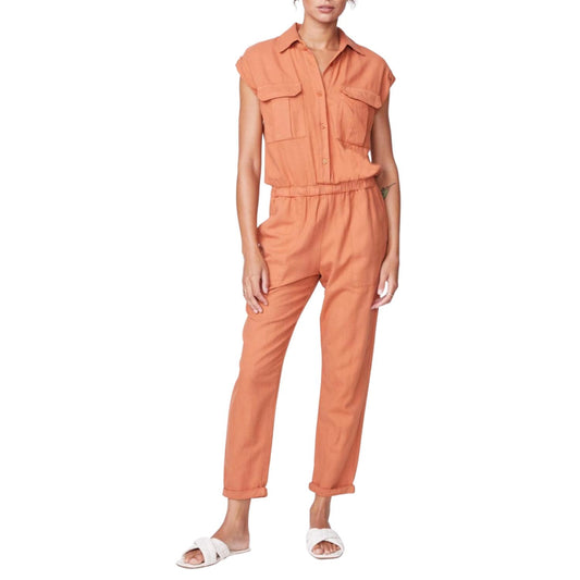 Monrow - COTTON TWILL JUMPSUIT