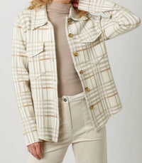 Mystree - Plaid & Proper Sweater Jacket