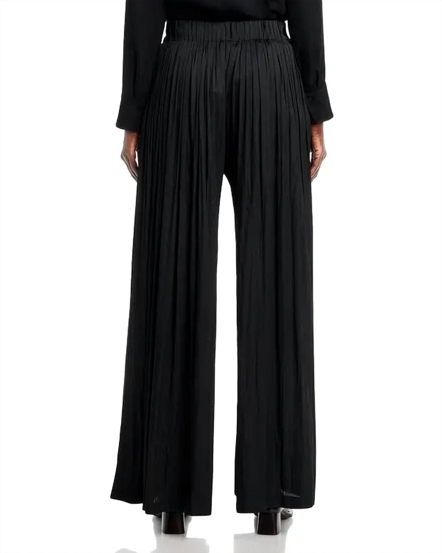 L'Agence - Haylo Wide Leg Pull On Pants