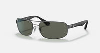 Ray Ban - Men's Full Rim Rectangular Non Polarized Sunglasses 3445 - 004 - 61