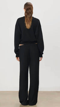 Eterne - Women's Oversized Wide Leg Sweatpant