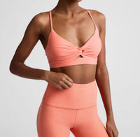 Beyond Yoga - Spacedye Twist Front Strappy Bra