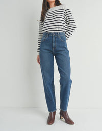 Just Black Denim - Tapered Barrel Jeans