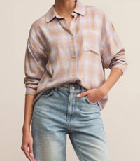 Z Supply - River Plaid Button Up Shirt
