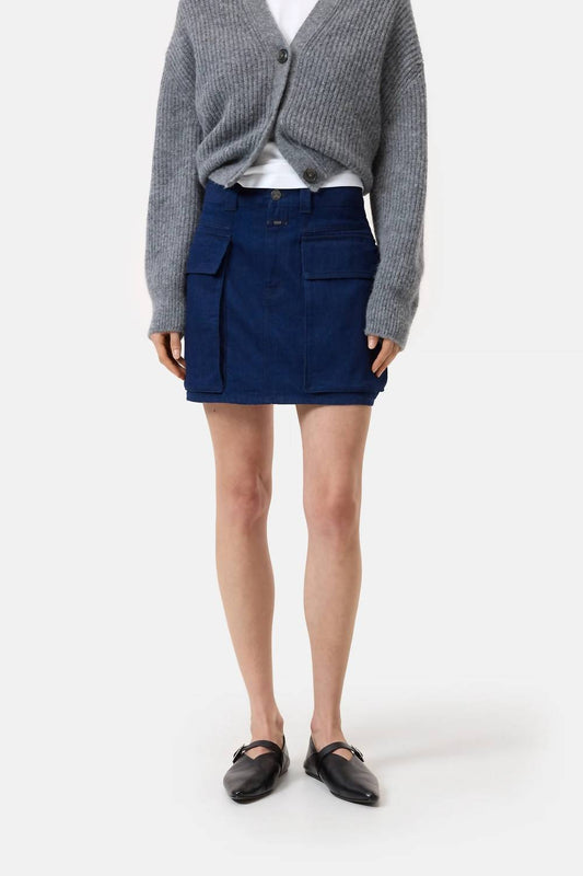 Closed - Women's Cargo Denim Mini Skirt