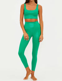 Beach Riot Leah Top in frosted fir shine - women's intimate