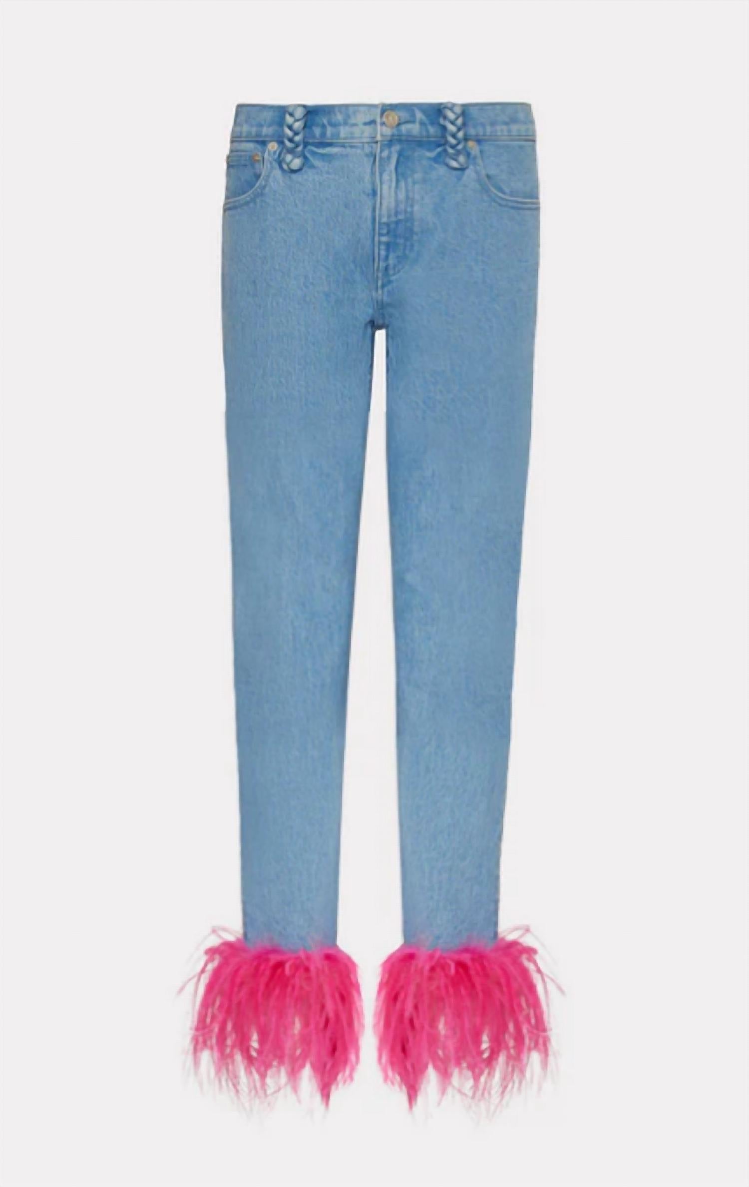 Milly - Skinny Gale Feather Jean