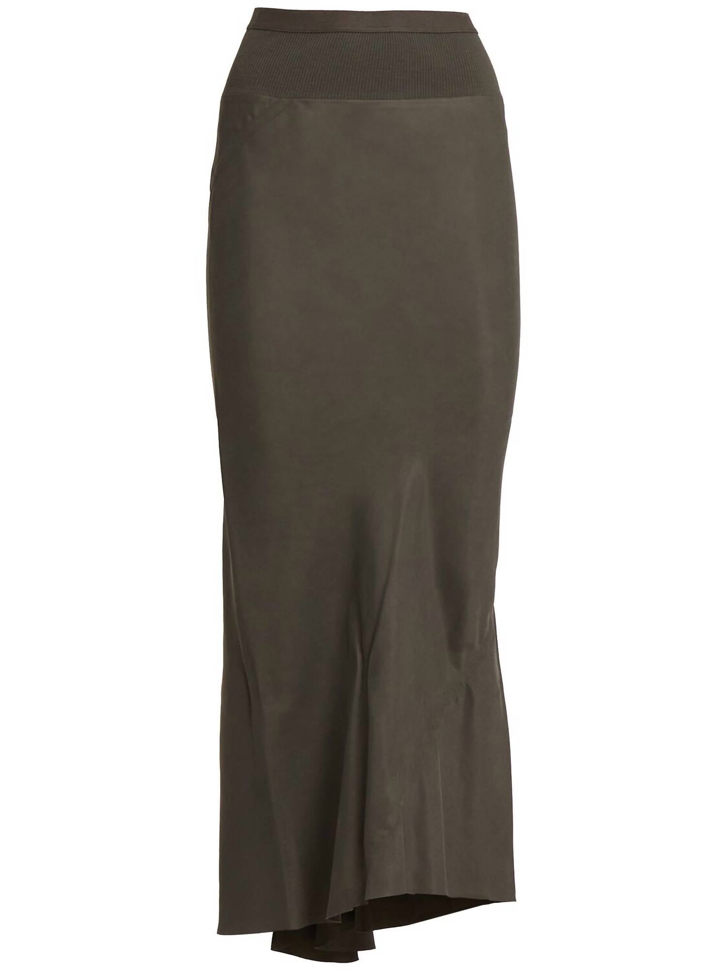 Rick Owens - Gonna Calf Bias Skirt