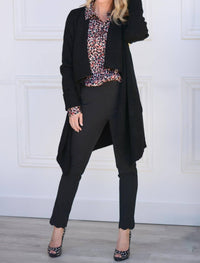 Patrice Drape Front Cardigan