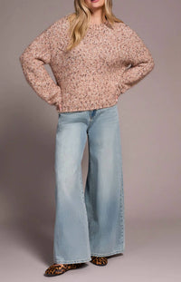Tribal - Crew Neck Puff Sleeve Sweater