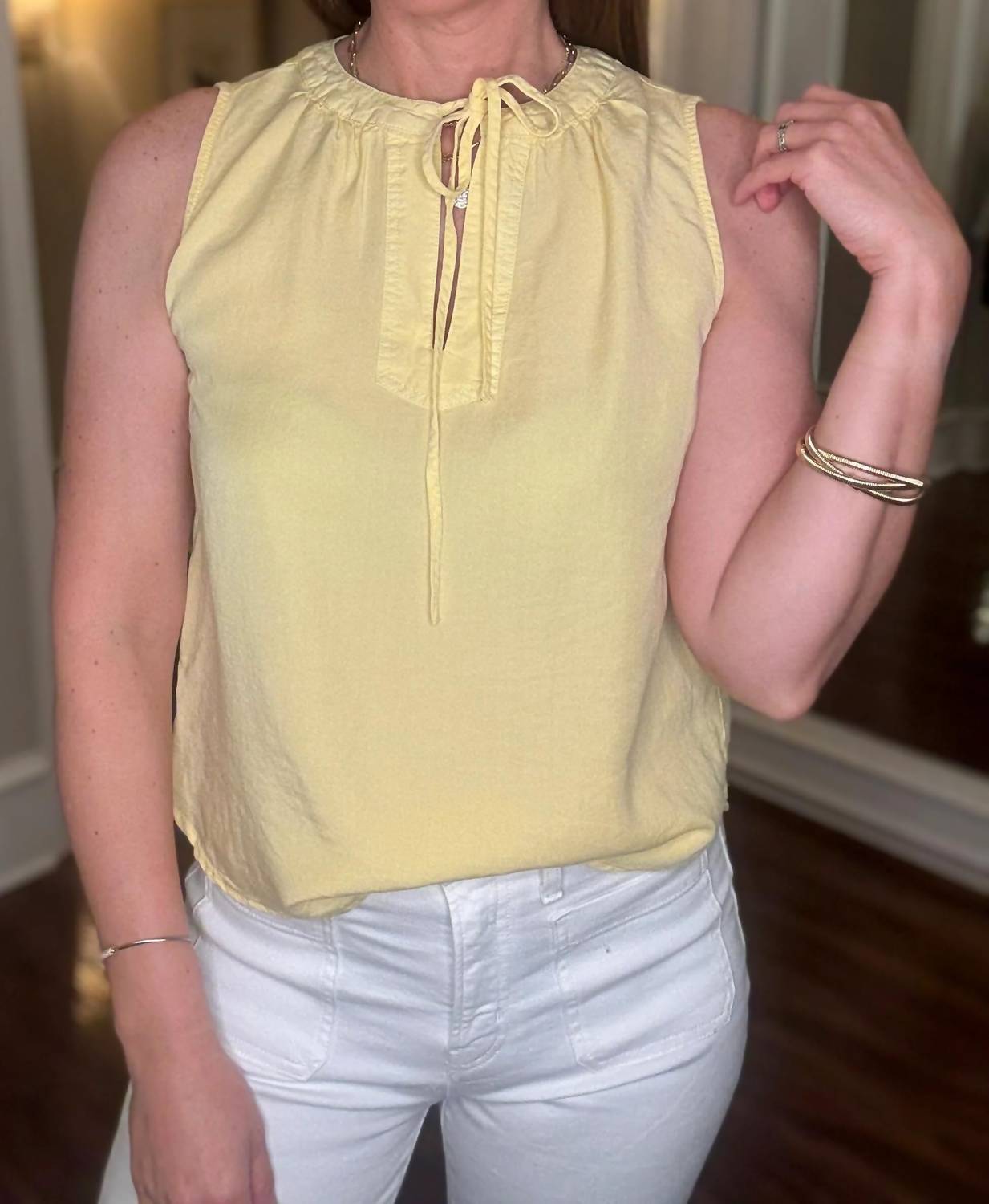 Velvet Heart - Mireille Sleeveless Tank With Tie