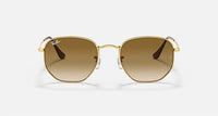 Ray Ban - Hexagonal Large Non Polarized Sunglasses Rb3548 001/51