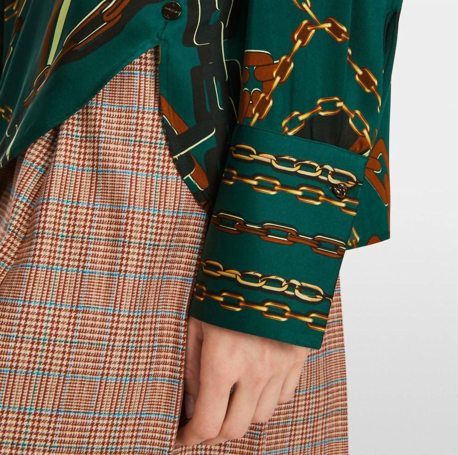 Marc Cain - Silk Blouse With Chain Design