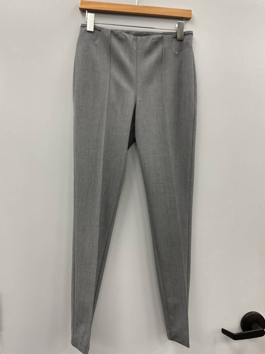 Lorena Antoniazzi - LIGHT GREY TAPERED WOOL PANT