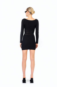 Ronny Kobo - Rivera Crochet Knit Mini Dress