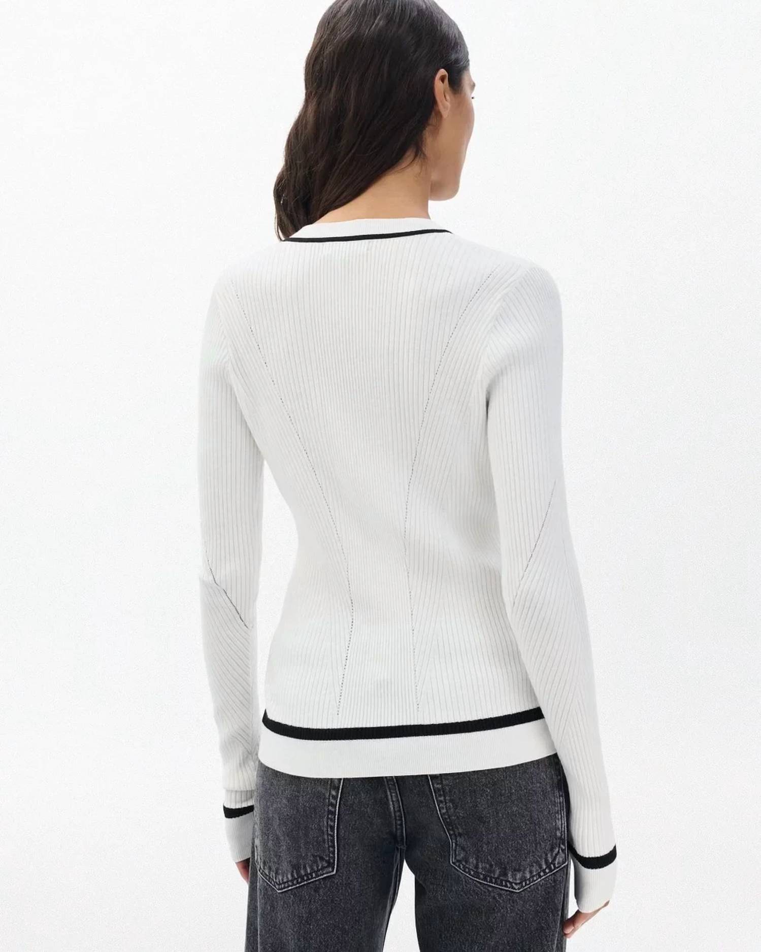 Rag & Bone - Kassy Ribbed Henley Top