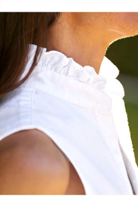 Frank & Eileen - Ruffle Fiona Sleeveless Shirt