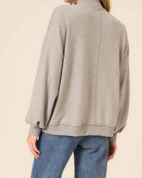 Project Social T - Love Language Mock Neck Sweater