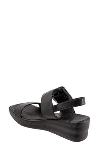 bueno Women's Marcia Slingback Wedge Sandal in black - women's shoe - alternate view
