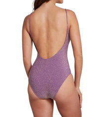 Sauipe - Violet Lurex One Piece Swimsuit