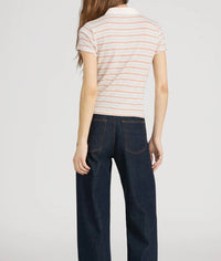 Frame - Striped Short Sleeve polo