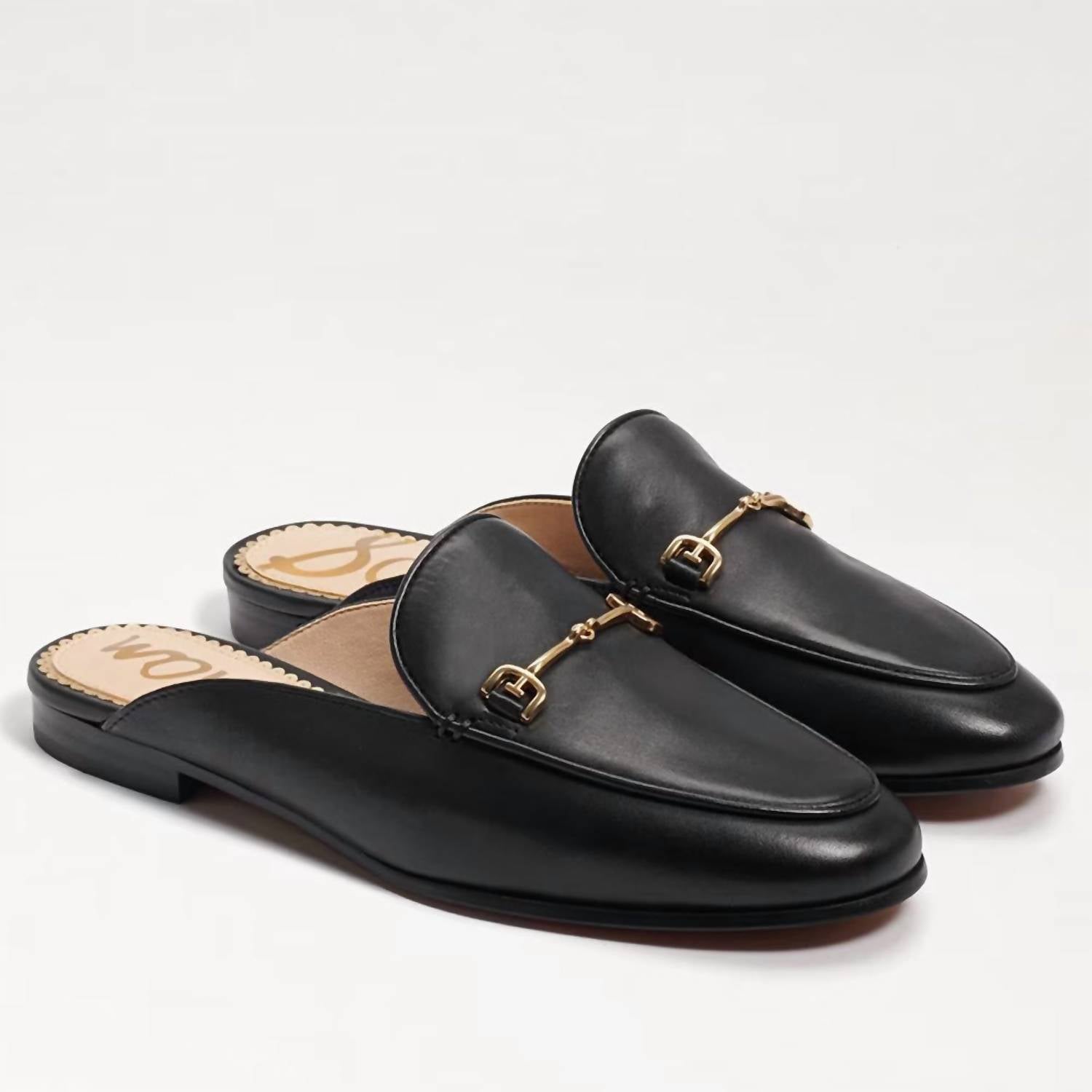 Sam Edelman Women's Linnie Bit Mule in black leather - women's shoe - view 4
