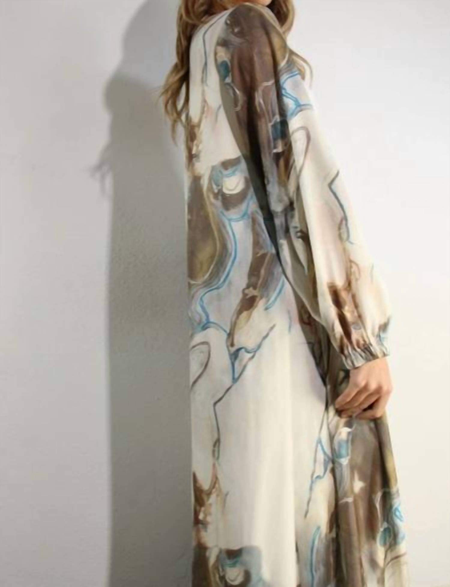 Mulla - Printed Cardigan & Pants Set