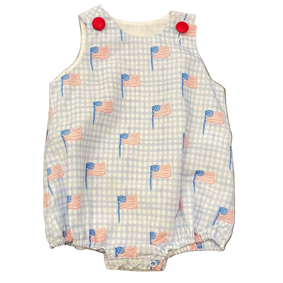 Teeta - Baby's America Print Boy Bubble