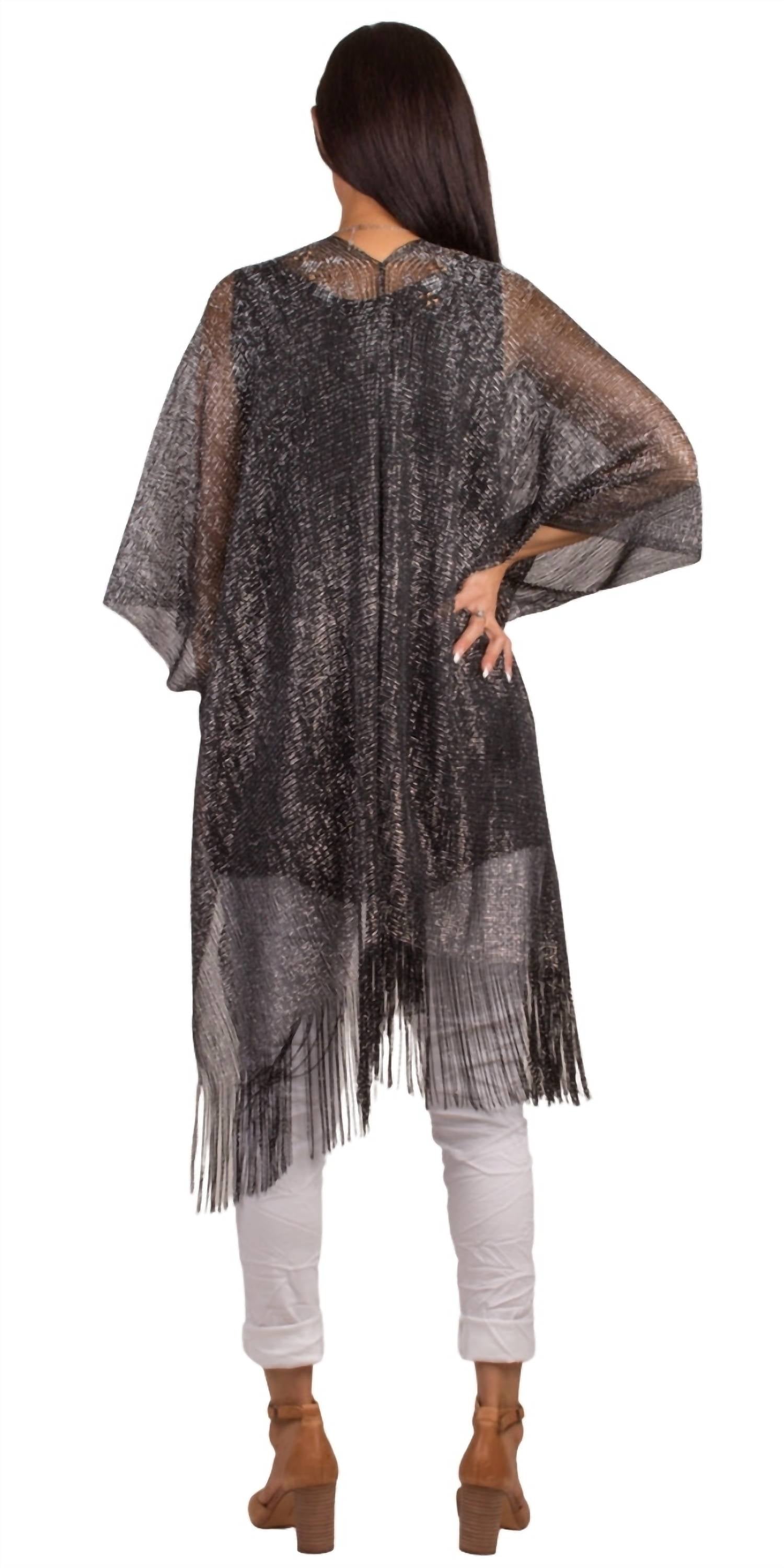 Gigi Moda - Spiaggia Open Front Kimono